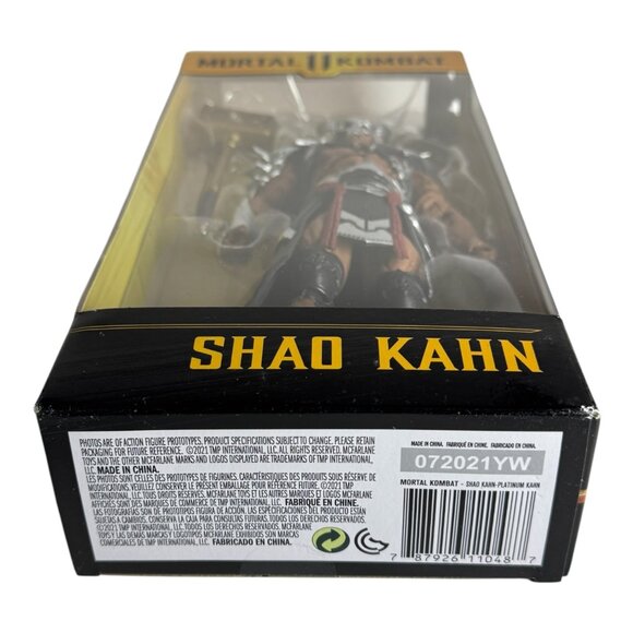 McFarlane Toys Mortal Kombat 11 Shao Kahn Platinum Kahn 1:12 MK - Picture 2 of 6